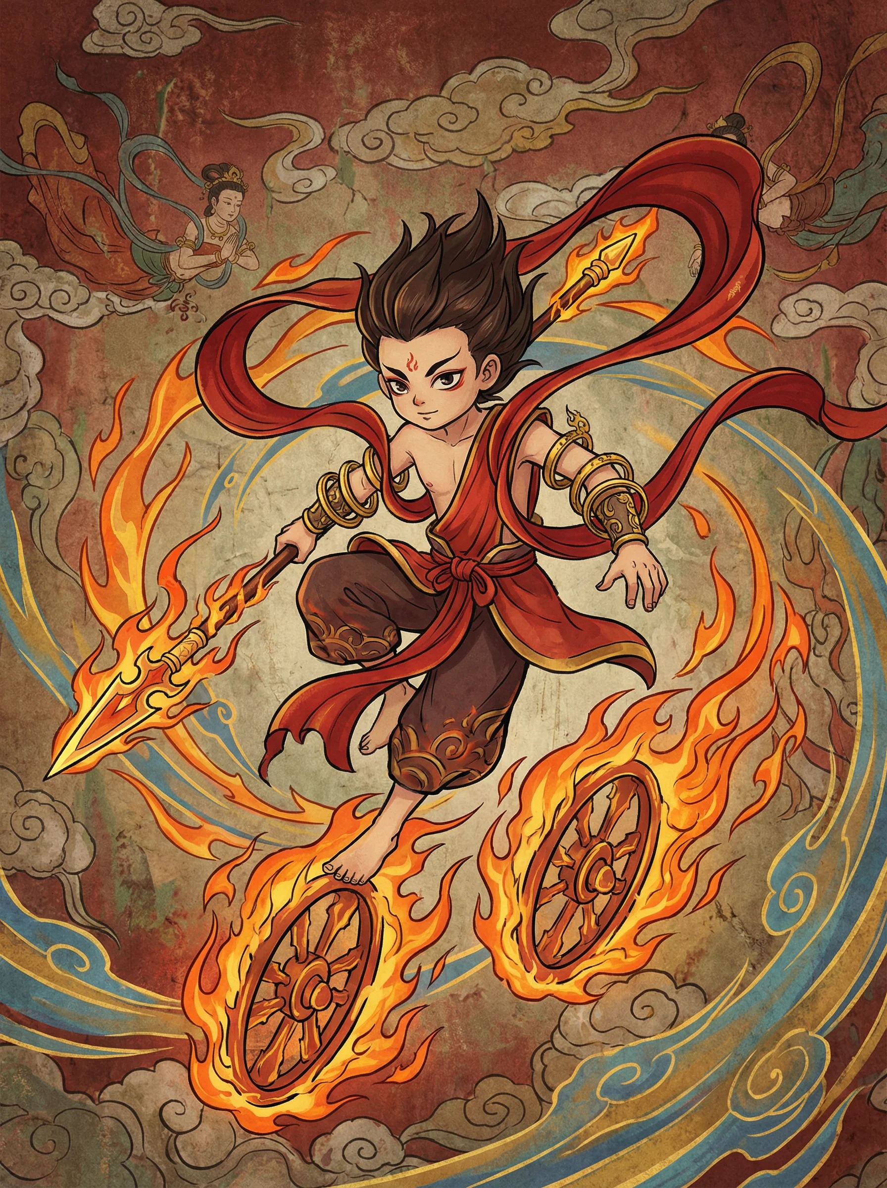 哪吒 - 斗罗大陆2神界大乱斗交大配 封神榜阐教动漫角色